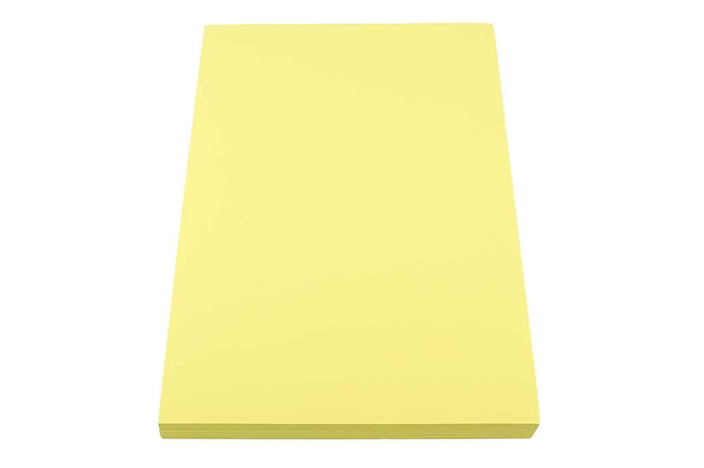 House of Card & Paper A3/297 x 420 mm 220 GSM Coloured Card - Yellow (Pack of 50 Sheets)