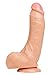 Lynx 9 Inch Dildo with Suction Cup - Light
