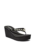 GUESS Factory Women's Sabryna Wedge Flip Flops