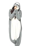 WOTOGOLD Animal Cosplay Costume Gray Sloth Adult Pajamas,XS (fit height 51 