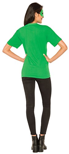 DC Comics Women's Green Lantern T-Shirt With Eye Mask And Ring - Image 4