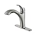 Kraus KPF-2250 Single Lever Pull-Out Kitchen Faucet, Stainless Steel