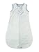 SwaddleDesigns Cotton Flannel Sleeping Sack, Sleeveless Wearable Blanket with 2-Way Zipper, Made in USA, Pastel Blue Polka Dots, 12-18 Months