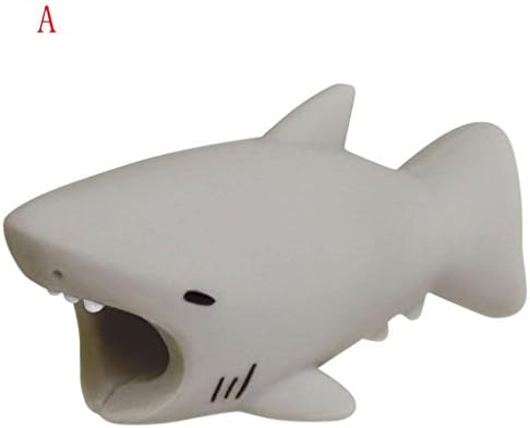 SMILEQ Cable 1pcs Protector Cute Animal For iPhone Shark Bite Mobile Phone Connector Mini Cable Accessory