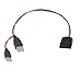 SUPERPLUS 40cm USB to SATA Power Cable for 2.5
