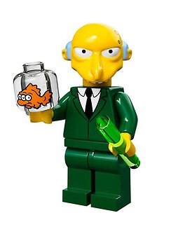 The Simpsons Lego Mini Figure Mr Burns