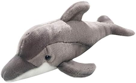 Carl Dick Dolphin 16 inches, 40cm, Plush Toy, Soft Toy 3340, Grey - 40