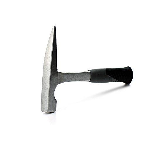 Hampous 22oz Rock Pick Hammer With Skid Handle, 11-Inch