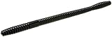 Zoom Magnum Trick Worm-Pack of 8 (Black, 7-Inch)