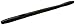 Zoom Magnum Trick Worm-Pack of 8 (Black, 7-Inch)