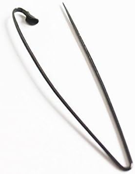 Black silver pin, Minimal silver brooch, Minimal jewelry, Black silver jewelry, safety pin, contemporary silver pin