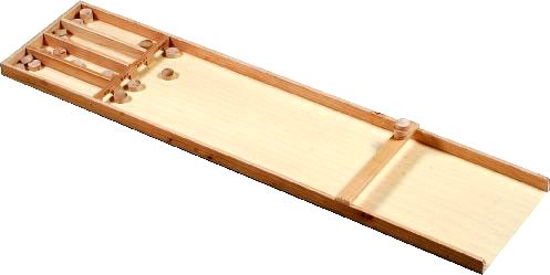 Brimtoy Dutch Shuffleboard Junior (Sjoelbak), Wooden, 122Cm Long, Includes 20 Discs, Age 6+