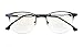 UV Protection,Anti Blue Rays,Reduce Eyestrain,Half-Rim Computer Reading Glasses