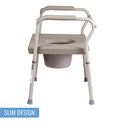 DMI Bedside Commode, Portable Toilet, Commode Chair, Raised Toilet Seat