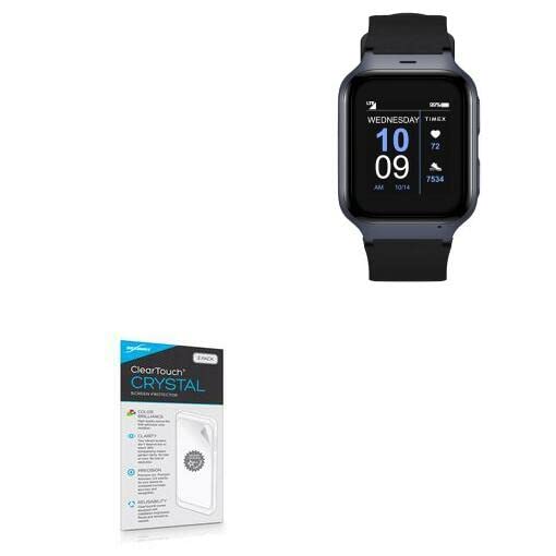 BoxWave Screen Protector Compatible with Timex FamilyConnect Senior - ClearTouch Crystal (2-Pack), HD Film Skin - Shields from Scratches