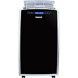 Honeywell MM14CHCS  Portable Air Conditioner with Dehumidifier, Fan &amp; Heater, Cools Rooms Up To 700 Sq. Ft. with Remote Control (Black/Silver)