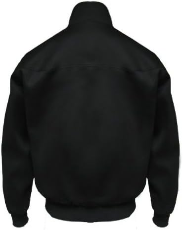 WARRIOR Black Harrington Jacket With Tartan Lining Retro/Mod/Scooter S - 3XL