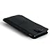 Dockem Provincial Wallet Sleeve for iPhone 8, 7, 6, 6S - Vintage Synthetic Leather Pouch Cover with 2 Card Holder Slots, Black