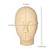 Obeya Flat Rubber Practice Training Head Eyelash Extensions Makeup Model Manikin Cosmetology Doll Face Head Massage