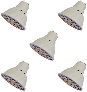 2.5W LED Spotlight GU10 21 SMD 5050 260-300 lm Warm White AC220-240V 5Pcs , 220-240v