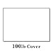 Hamilco White Cardstock Thick Paper - Blank Index Flash Note & Post Cards - Greeting Invitations Stationary 4 X 6 Heavy Weight 100 lb Card Stock for Printer (100 Pack) Bright