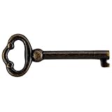 KY-2AB Key Reproduction Antique Brass Plated Hollow