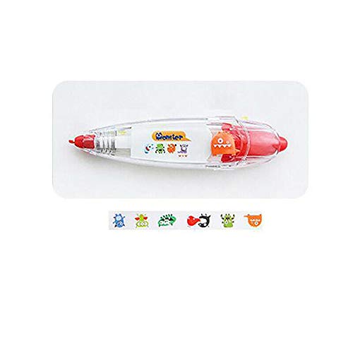 SUPERTOOL Decorative Correction Tape Pen, Cute, Vivid Design Patterns,Monster,for DIY/School/Decoration (1 Pcs)
