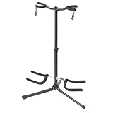 OnStage GS7252B  Heavy Duty Double Guitar Stand, Black