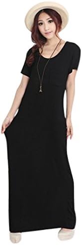 Amazon 大きいサイズ レディース マキシ丈ワンピース 半袖ワンピ 黒 Tシャツワンピ Ll 3l 4l 5l 6l 8 ワンピース チュニック 通販