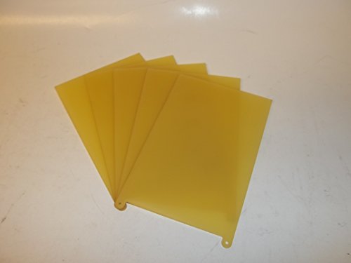 5 pcs, Blank PC Board Material, 98mm x 65mm, 1mm Thick, Bare PCB Square Pieces, Phenolic Circuit Board Insulating Sheets Prototyping FS