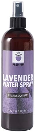 Lavender Water Air Spray With Essential Oils - Natural Aromatherapy Oils For Air Freshening And Sleep Aid (12 oz.)