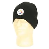Pittsburgh Steelers Black Classic NFL Knit Beanie