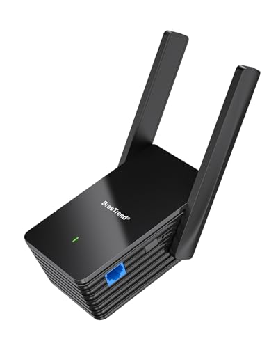 BrosTrend AX1500 WiFi 6 Universal WiFi to Ethernet Adapter with RJ45 Gigabit Port, Dual Band Wi-Fi Bridge for PC, Printer, Smart TV, Blu-Ray Player, PlayStation, DVR, etc, Wireless to Wired Convert