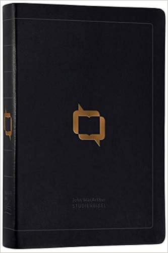 John Macarthur Studienbibel Schlachter 2000 Rindsleder Ausgabe Flexibler Einband Schwarz Goldpragung Goldschnitt Schutzklappen Fadenheftung Amazon De Deppe Hans Werner Plohmann Martin Bucher