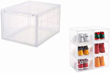sanheng fire Foldable Shoes Box for Men's Sneakers Dust-Proof Shoe Care Prevent Collision Transparent Visualization Shoe Boxes