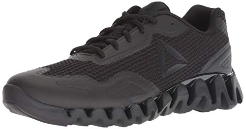 Reebok Men's Zig Pulse Running Shoe, Black, 10 M US