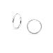 Sterling Silver Small Endless Round Hoop Earrings for Cartilage, Nose and Lips, 3/8 Inch (10mm)