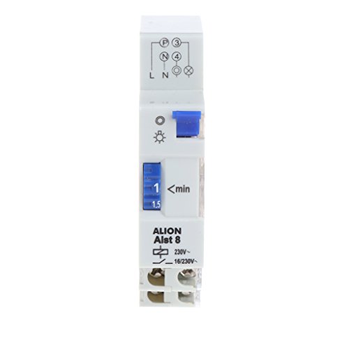 Qisuw 7 Min DIN Rail Staircase Din Rail Relay Switch Time Timer Corridor Controller AC 110-230V - Thumbnail 4