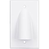 Skywalker Placa de pared de cable incluido de una sola banda (blanco)