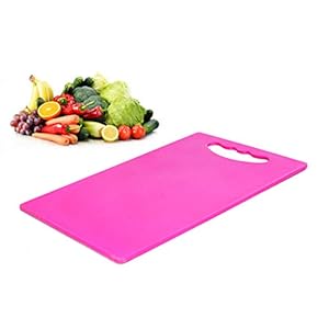 Pinkwhale New Square Shape Chopping Board/Cutting Board with Handle (Pink)