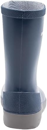 Dunlop Mini Unisex Kids Wellington Elephant Pattern Navy Grey Calf High view 5