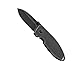 CRKT Squid Folding Pocket Knife: Compact EDC Straight Edge Tactical/Utility Knife with Stainless Steel Blade and Framelock Handle
