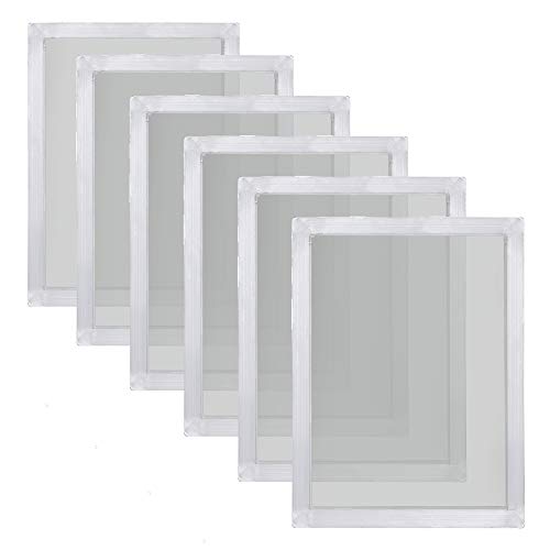 Caydo 6 Pieces 20 x 24 Inch Aluminum Silk Screen Printing Frames with
