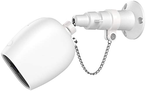 Aobelieve Outdoor Security Wall Mount with Chain Lock and Weather-Resistant Silicone Skin for Arlo Pro and Arlo Pro 2 Cameras, White