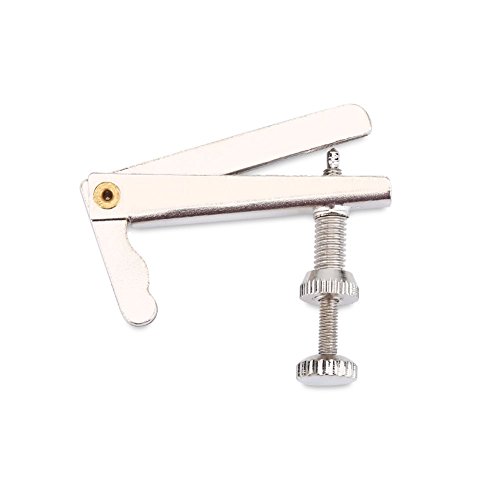 4Pcs/Set Cello String Adjusters Silver Metal String Fine Tuner Musical Instrument Replacement Parts for 3/4 4/4 Cello