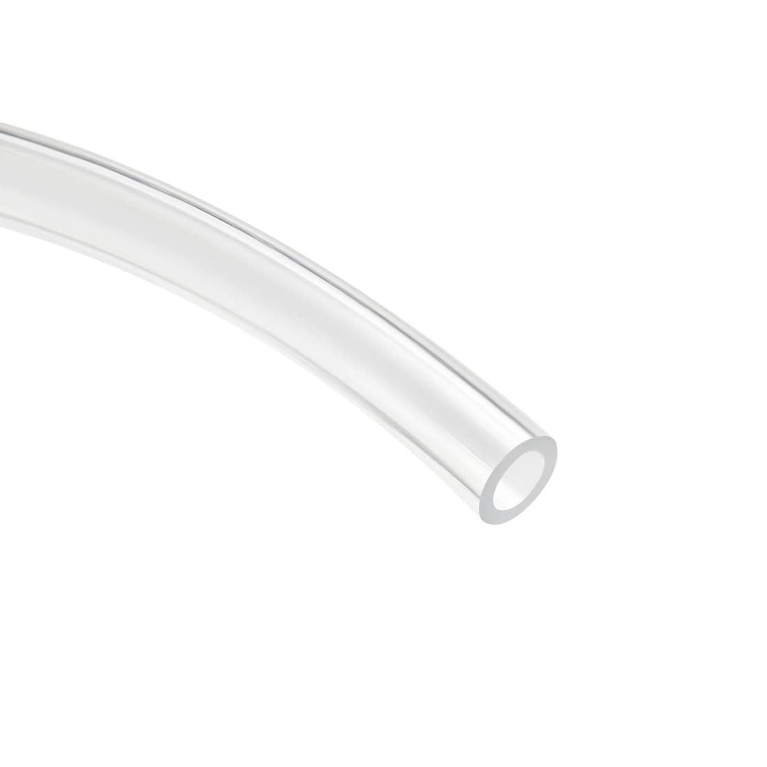 sourcing map Pneumatic Air Tubing, 8mm OD x 5mm ID 10 Meters 32ft PU Polyurethane Air Compressor Tube Hose Pipe Clear