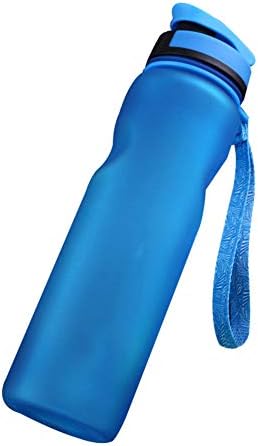 NAttnJf Water Bottle Outdoor Sports Travel Drink 1000ml Frosted Portable Leak Proof