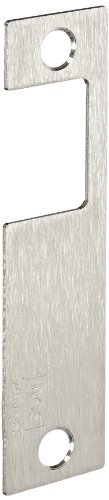 HES Stainless Steel KD Faceplate for 1006 Series Electric Strikes for Use with Mortise Lockset with Deadlatch Above the Latchbolt, Satin Stainless Steel Finish