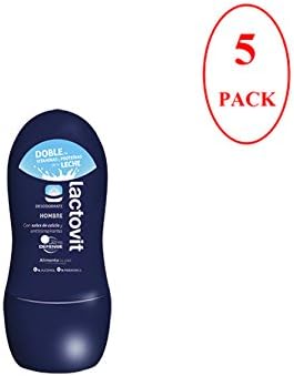 Lactovit Men Roll-on Deodorant Deo Double Vitamins of Milk 50ml Pack of 5