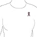 Bling Jewelry Pink Rhinestones Enamel Cancer Ribbon Pin Silver Plated
